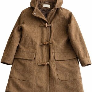 Fairweather Hooded Wool Blend Duffle Coat – 70% Wool